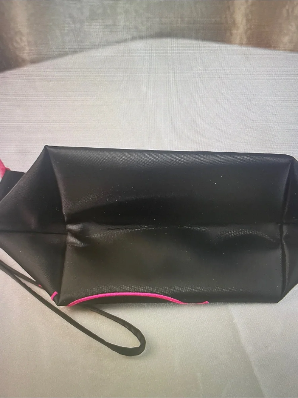 Hello Kitty Black and Hot Pink makeup bag